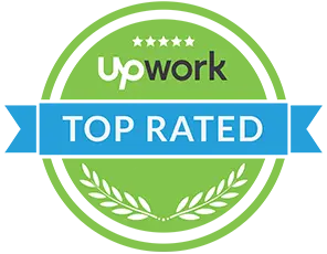 Upwork Top Rated badge 